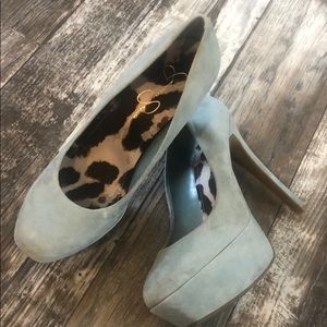 Suede platform heels Jessica Simpson